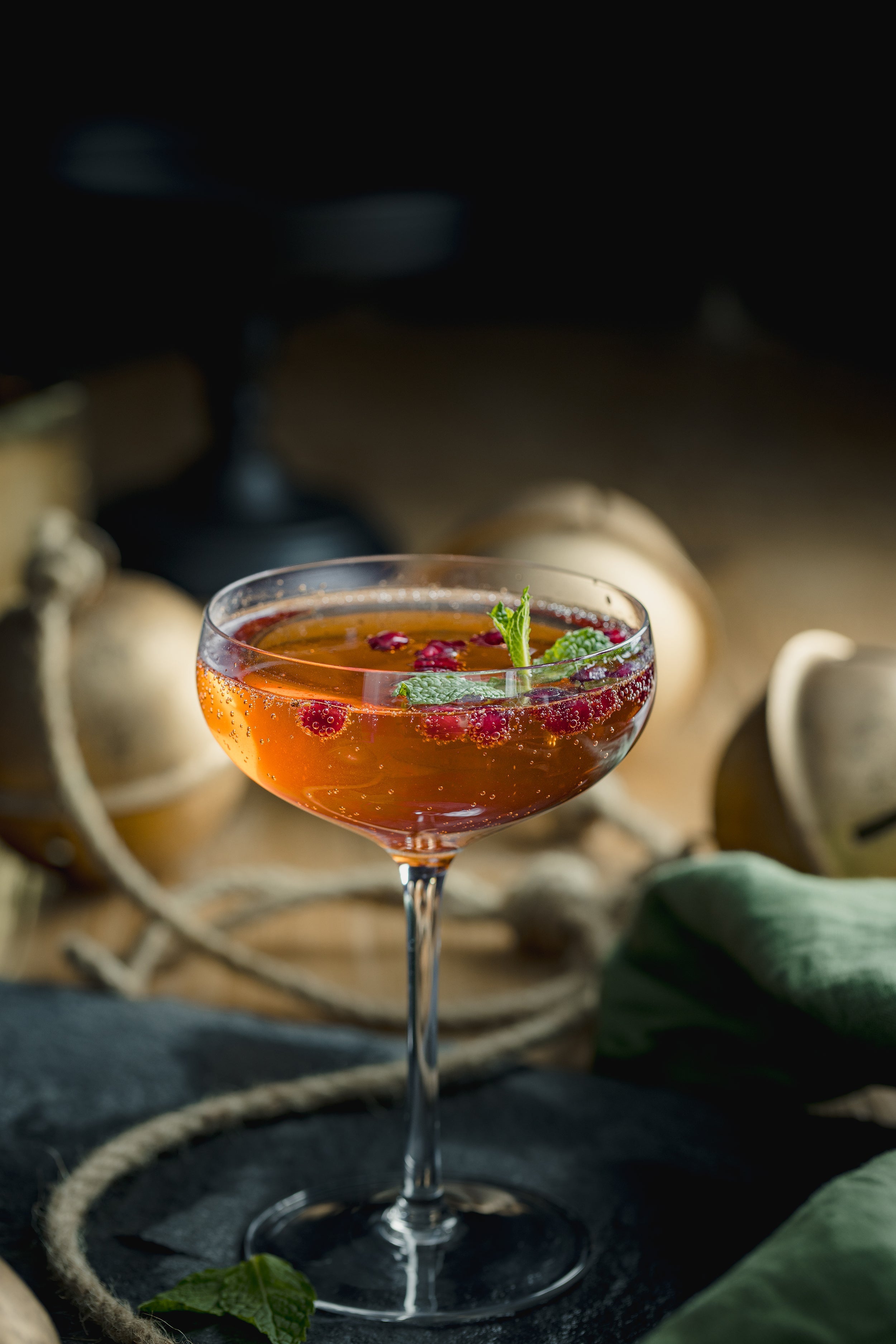 Pomegranate French 75