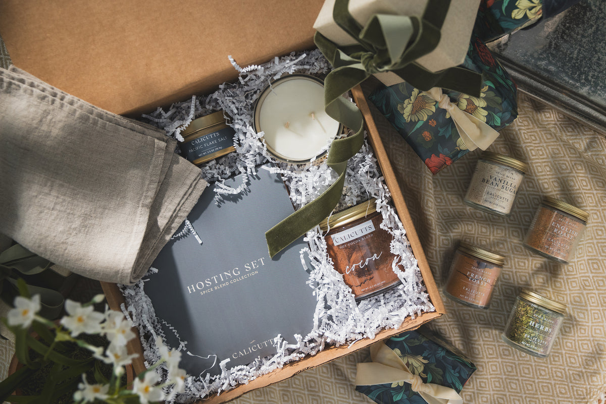 a box with a candle and candles