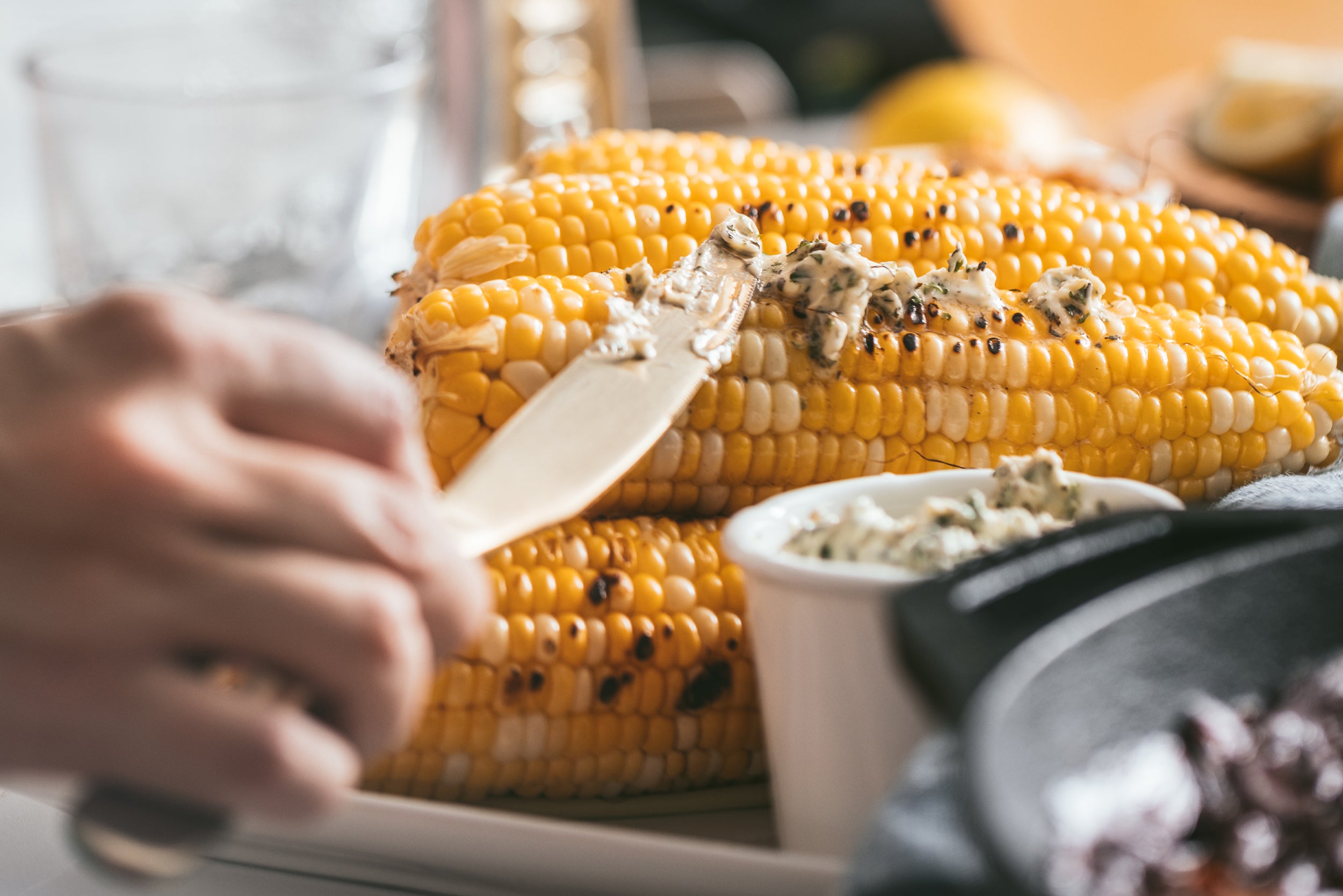 Corn on the Cob with Compound Butter