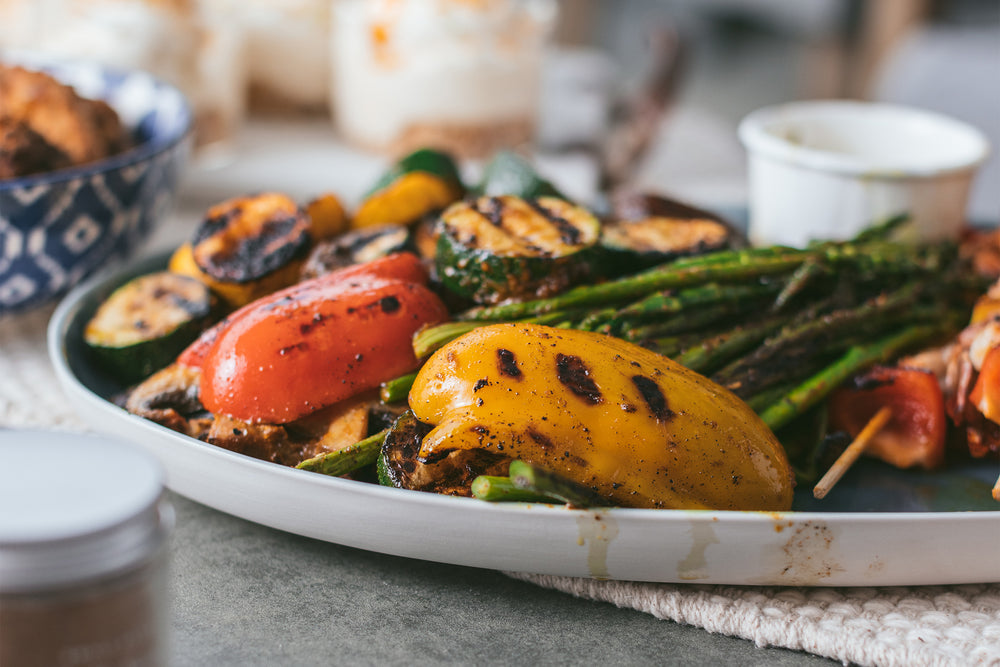 Honey Mustard Grilled Veggies